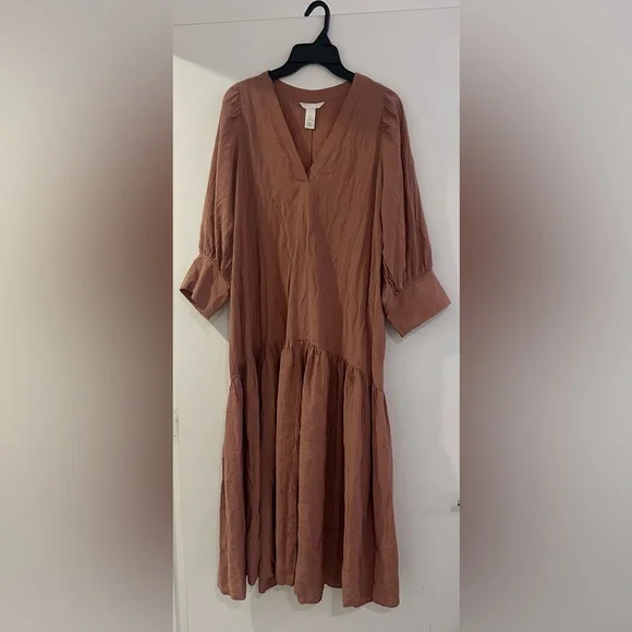 H&M balloon sleeve maxi Only worn